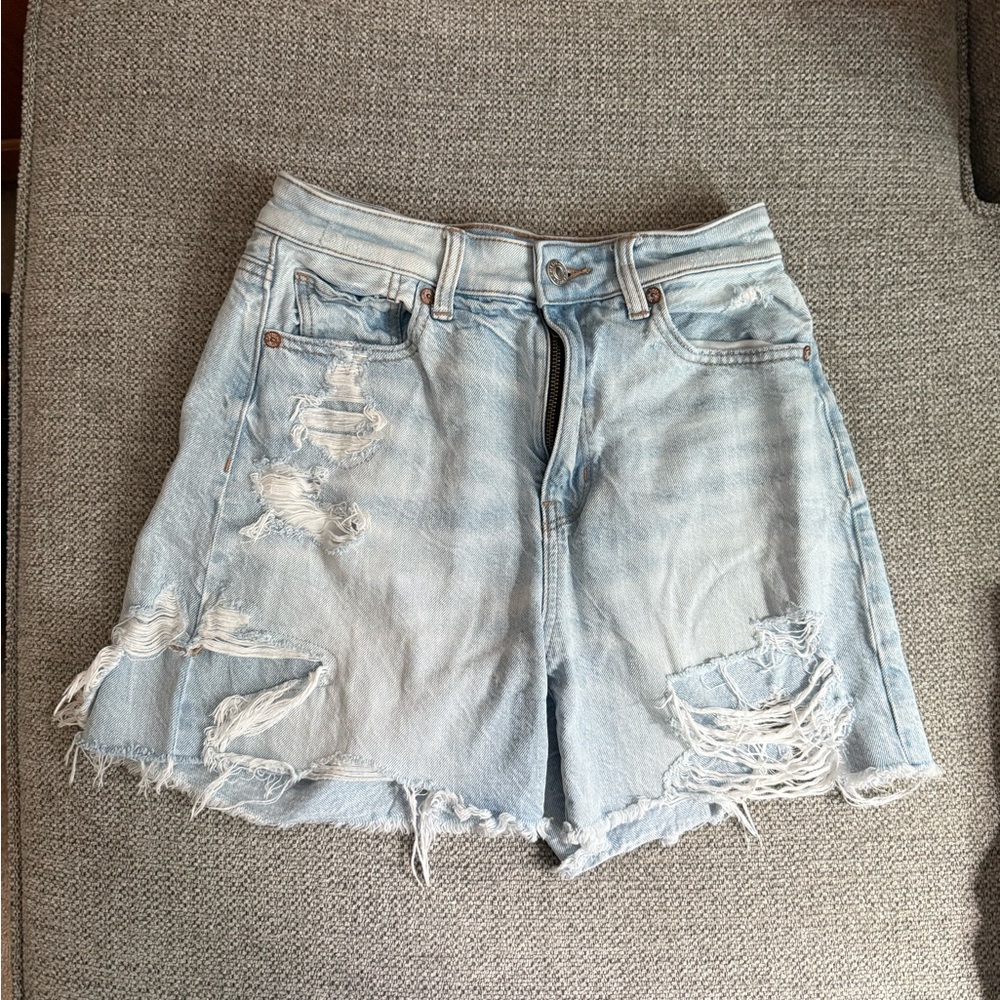 American Eagle Outfitters Light Blue Denim Shorts